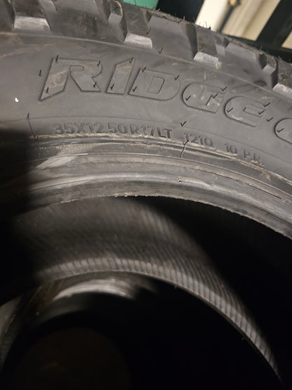 2  NITTO RIDGE GRAPPLER 35 12.5 17 121Q LRE 10PLY ALL TERRAIN  TIRES 217020