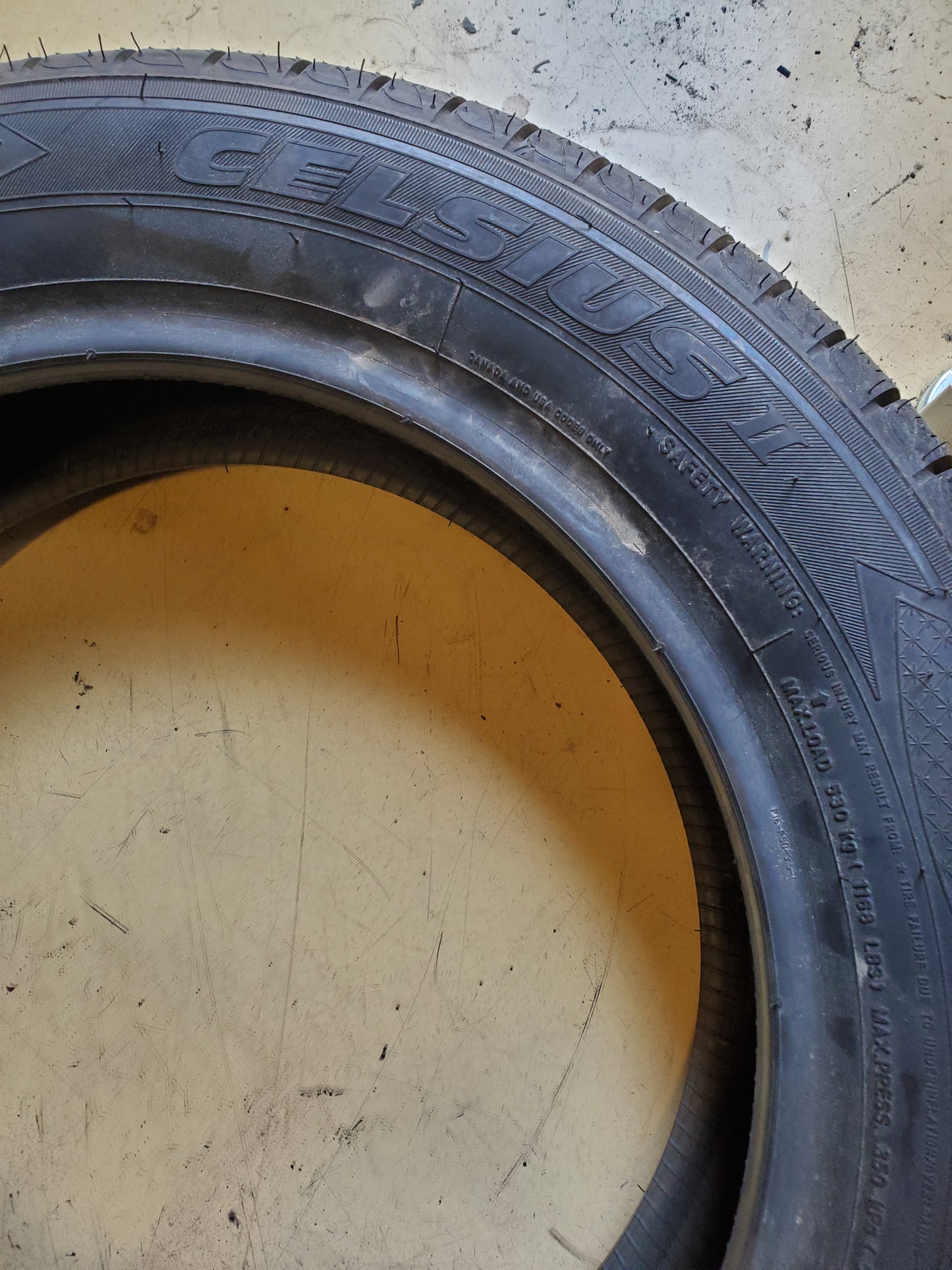 TOYO CELSIUS II BSW P 185 60 16 86H ALL WEATHER TIRE 243520