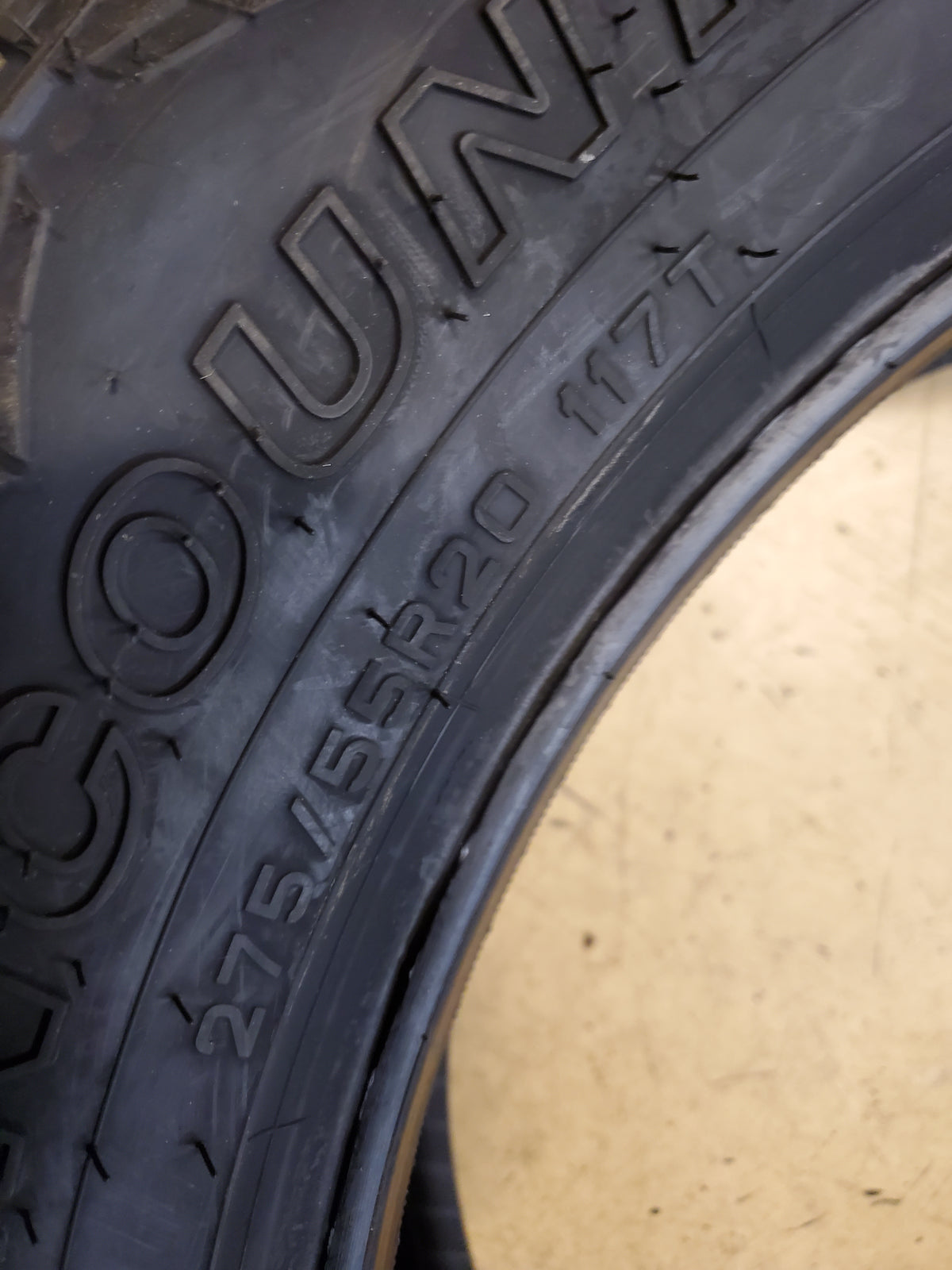 SUMITOMO ENCOUNTER AT2 BSW P 275 55 20 117T XL ALL TERRAIN TIRE AT273