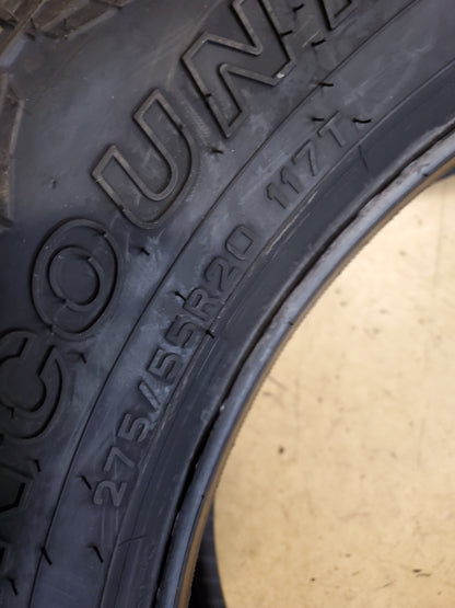 SUMITOMO ENCOUNTER AT2 BSW P 275 55 20 117T XL ALL TERRAIN TIRE AT273