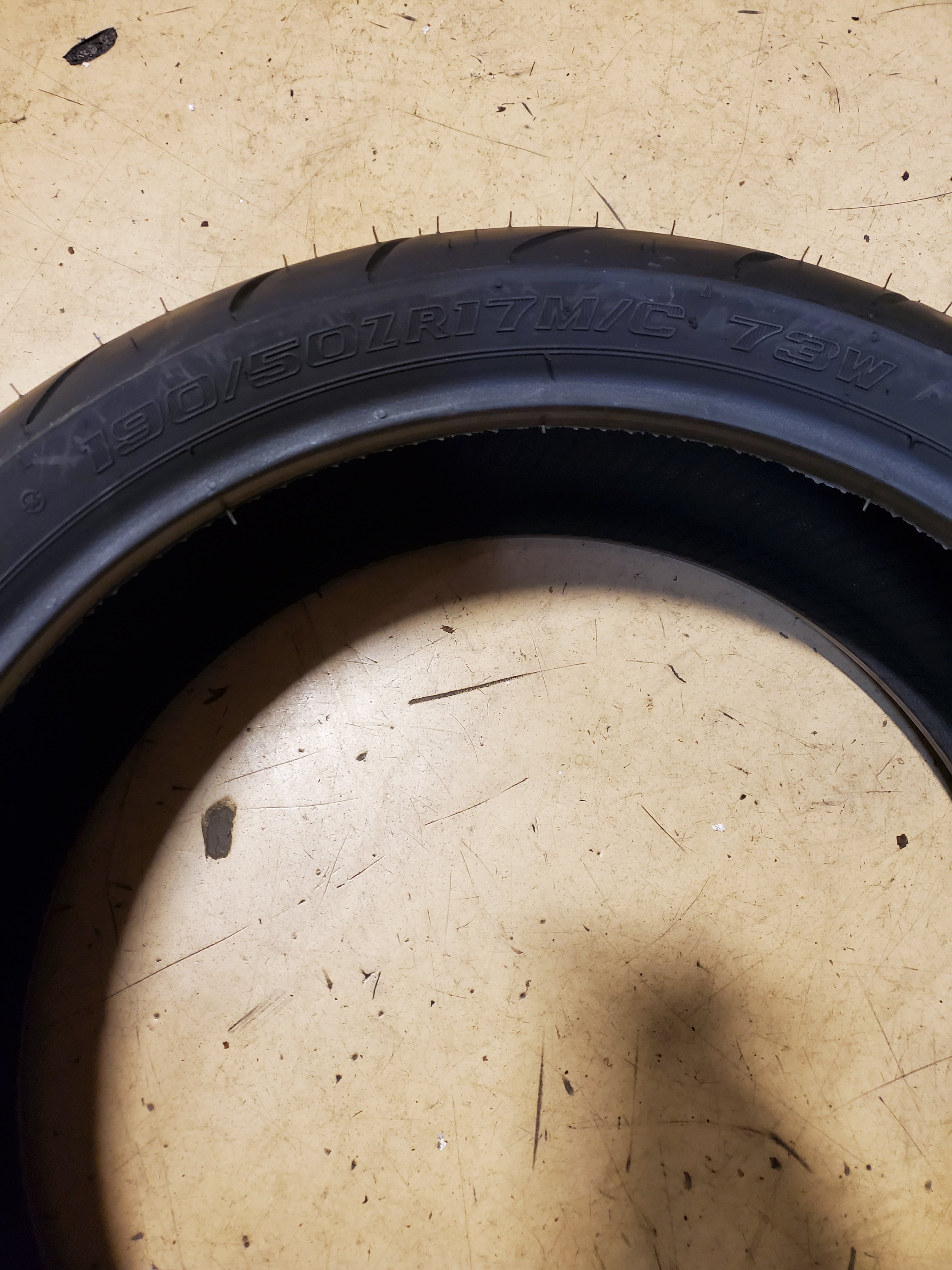 SHINKO ADVANCE 005 BSW 190 50 17 73W REAR MOTORCYCLE TIRE 874017