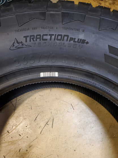 NOS 2 CONTINENTAL TERRAIN CONTACT A/T OWL P 265 70 18 116S TIRE 15506900000