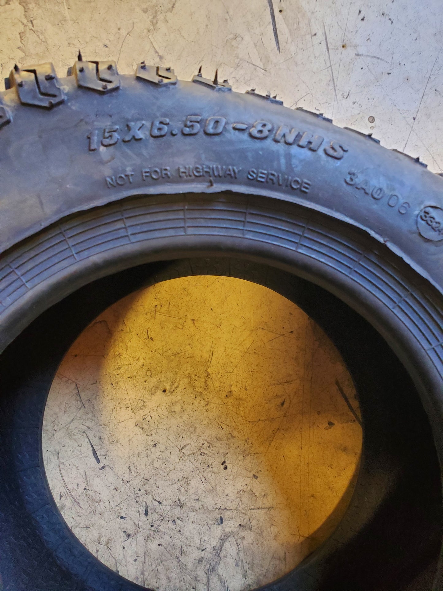 CARLSTAR TURF MASTER BSW 15 6.5 8 2PLY LAWN TIRE 5112531