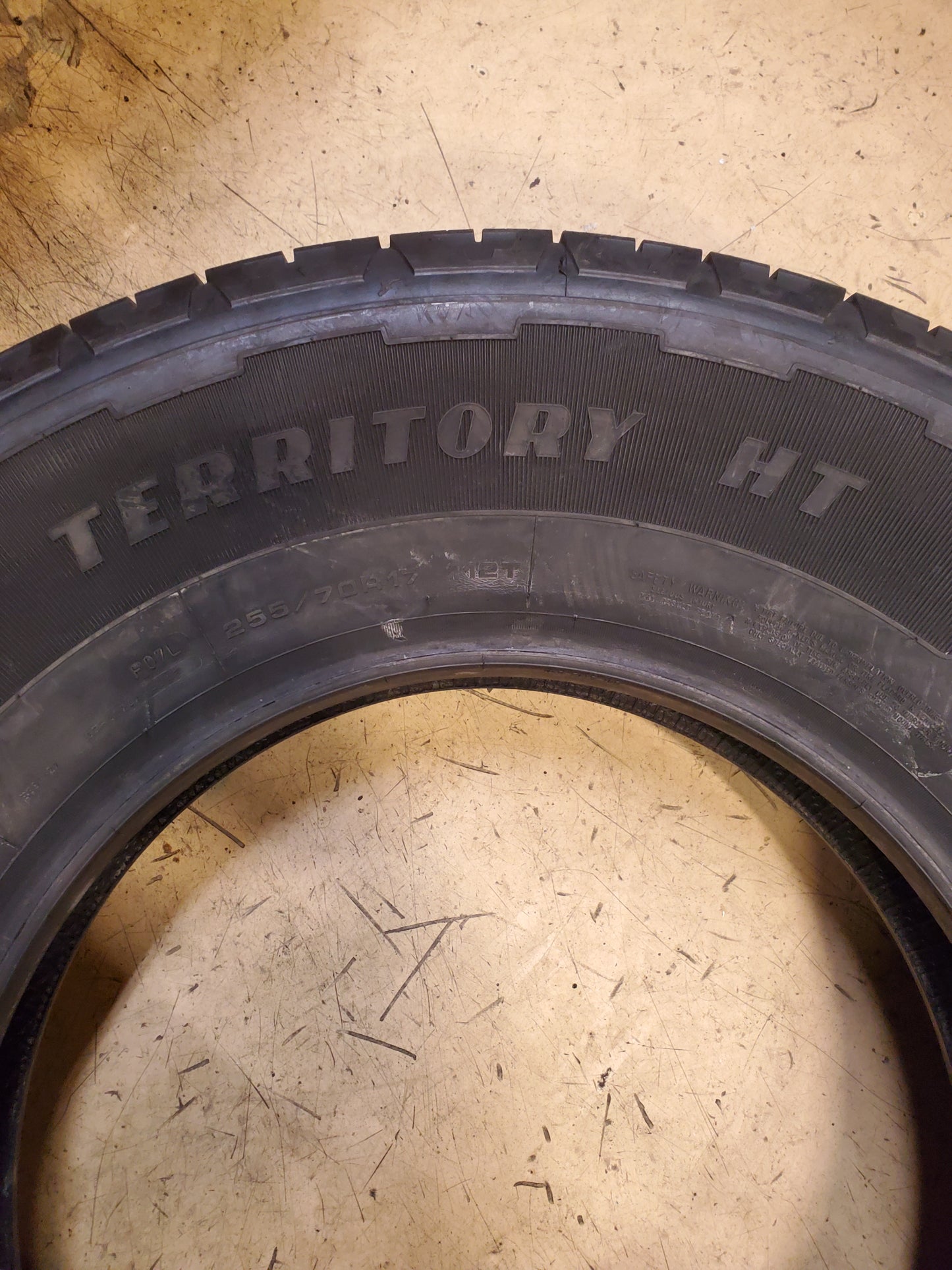 2 GOODYEAR WRANGLER TERRITORY HT BSW P 255 70 17 112T ALL SEASON TIRE 583963