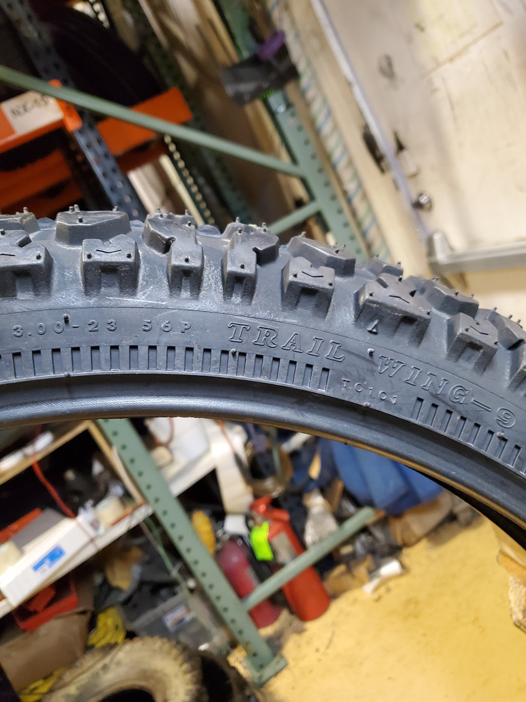 BRIDGESTONE TRAIL WING-9 BSW 3 23 56P 4PLY FRONT MOTORCYCLE TIRE 092971113087