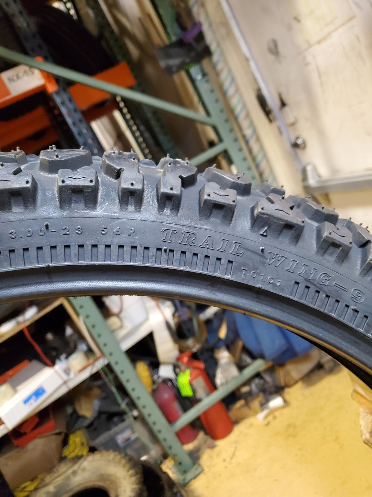 BRIDGESTONE TRAIL WING-9 BSW 3 23 56P 4PLY FRONT MOTORCYCLE TIRE 092971113087