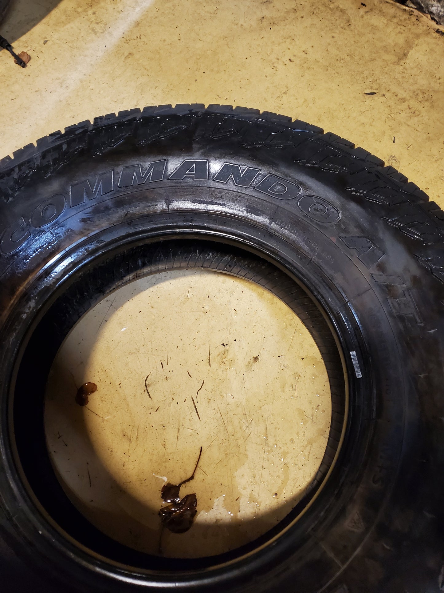 NOS NATIONAL COMMANDO A/T BSW P 265 75 16 116T ALL TERRAIN TIRE NLT81