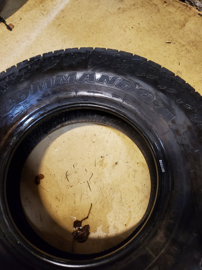 NOS NATIONAL COMMANDO A/T BSW P 265 75 16 116T ALL TERRAIN TIRE NLT81