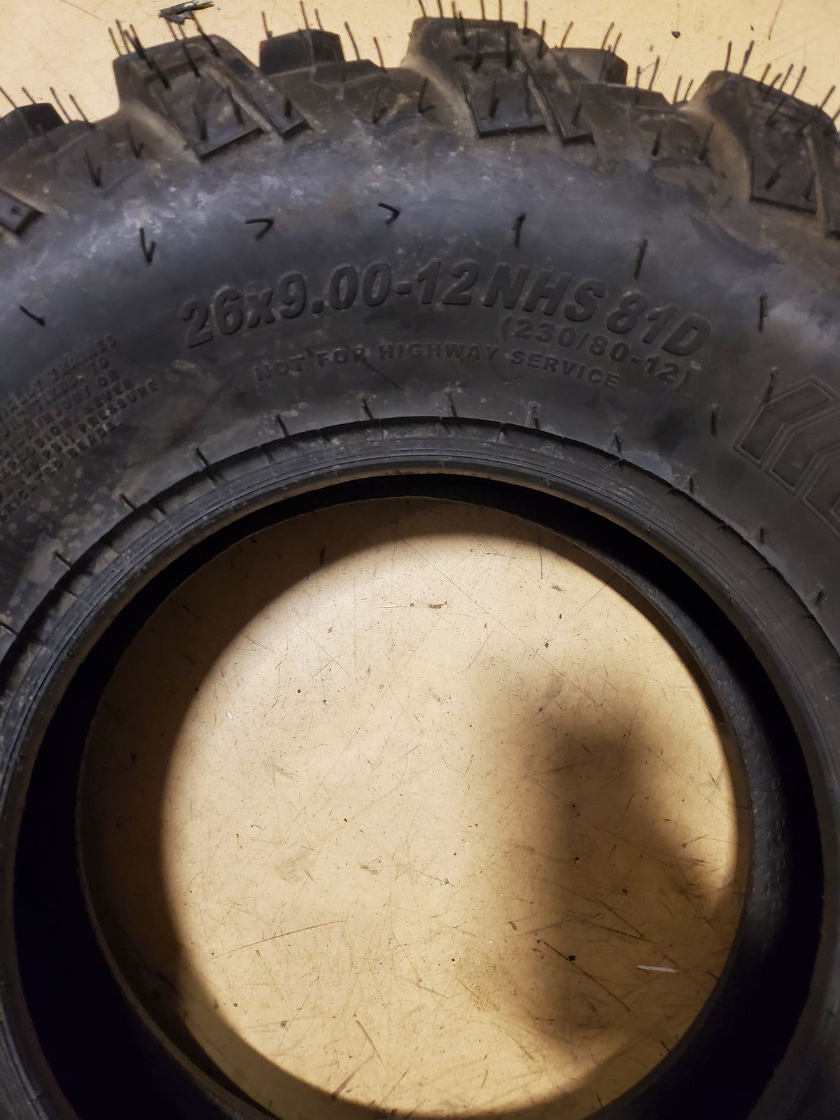 NOS CARLISLE TRAIL PRO BSW 26 9 12 81D 4PLY ATV/UTV TIRE 6P0205