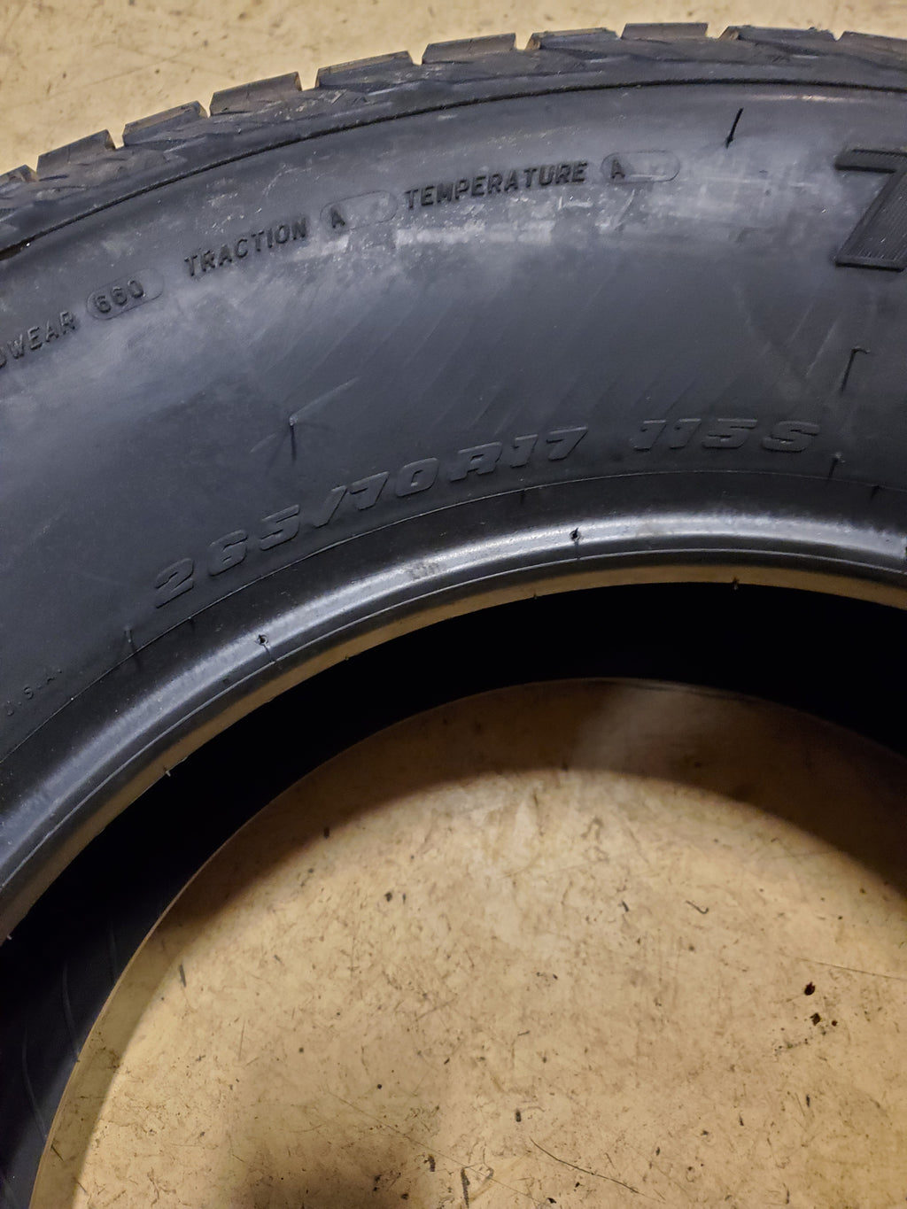 BFGOODRICH TRAIL-TERRAIN T/A BSW P 265 70 17 115S ALL SEASON TIRE 61309