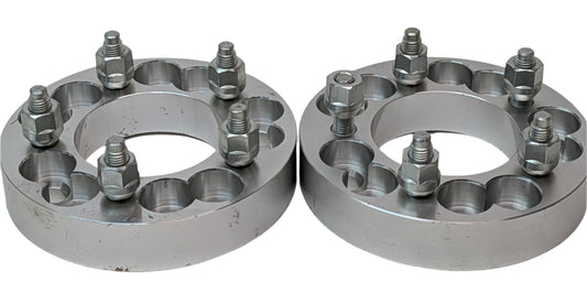 2 PCS MULTI DRILL WHEEL SPACER 5 ON 4.75 AND 5 ON 4.50 1.25" THICK