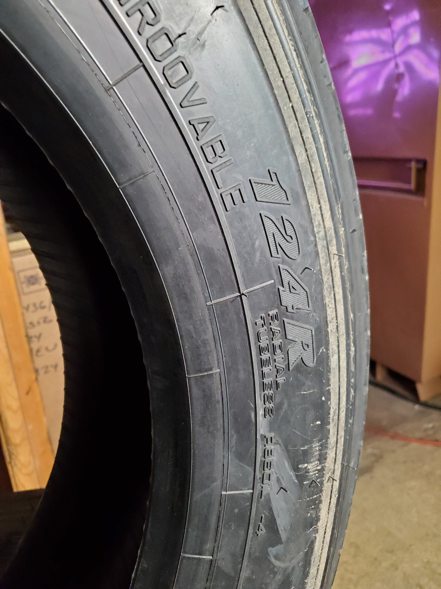 YOKOHAMA 124R BSW LT 225 70 19.5 128/126N 14PLY ALL POSITION TIRE 120112414