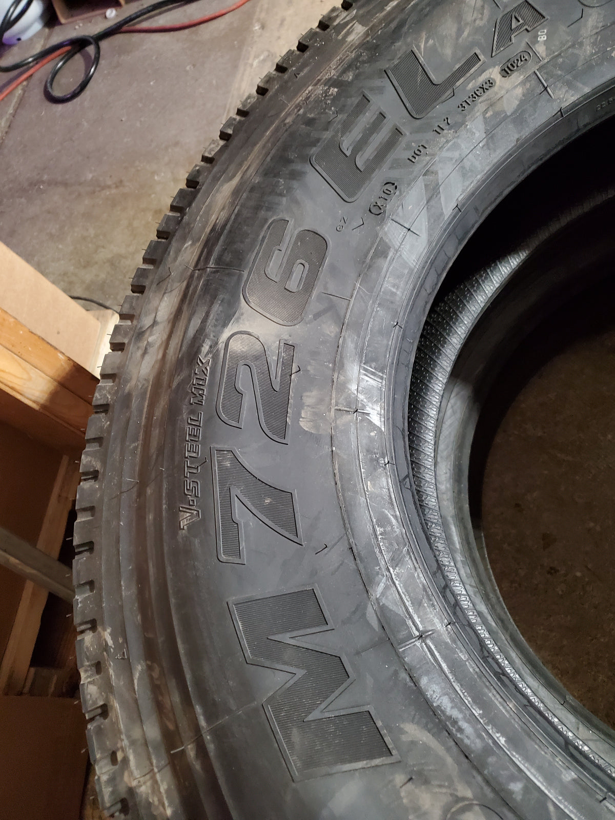BRIDGESTONE M726 EL BSW LT 11 22.5 144/142L 14PLY DRIVE TIRE 005313