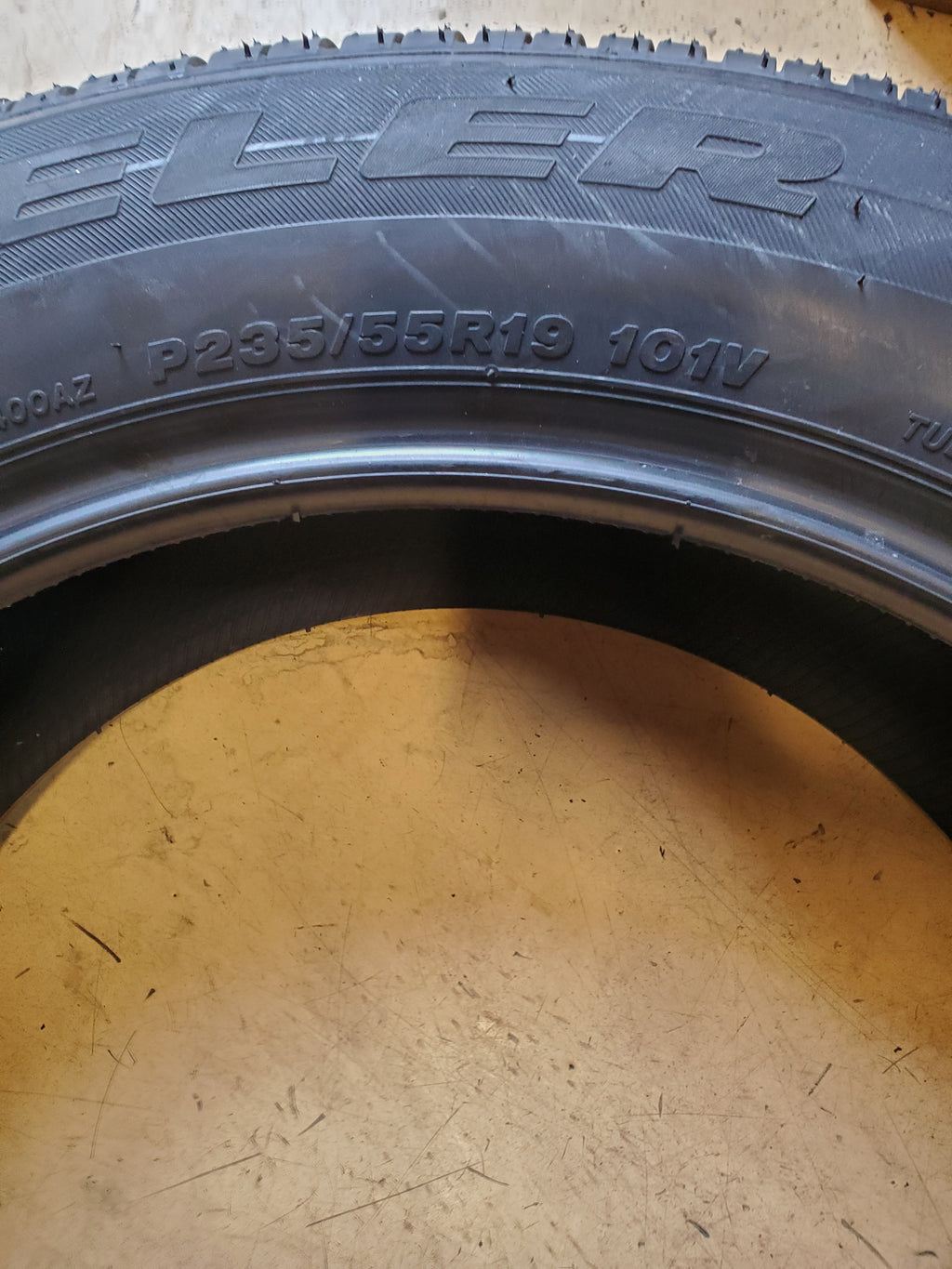 4 BRIDGESTONE DUELER H/L 400 BSW P 235 55 19 101V ALL SEASON TIRE 133289