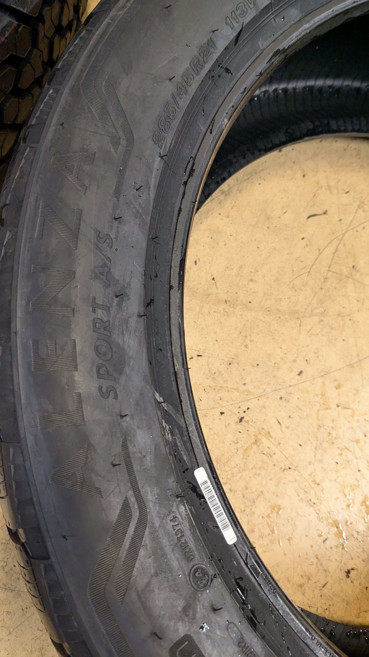 BRIDGESTONE ALENZA SPORT A/S BSW P 285 45 21 113V XL UHP ALL SEASON TIRE 014826