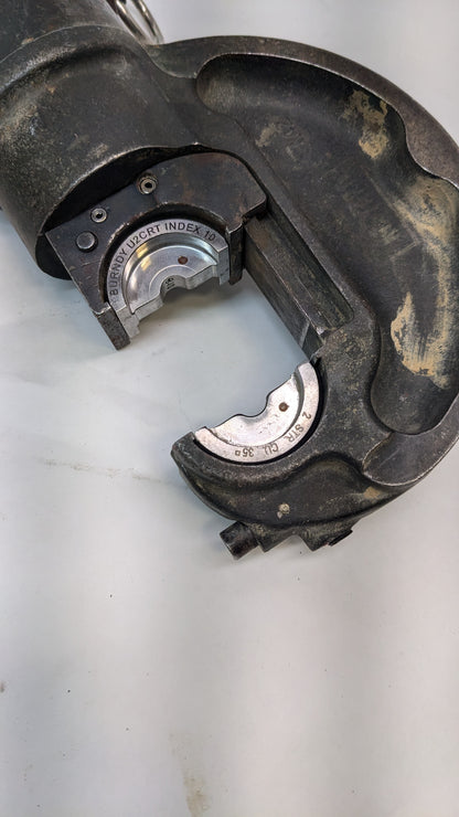 BURNDY PATRIOT 12-TON HYDRAULIC CRIMPER 3.0AH 18V LI-ION PAT750LI