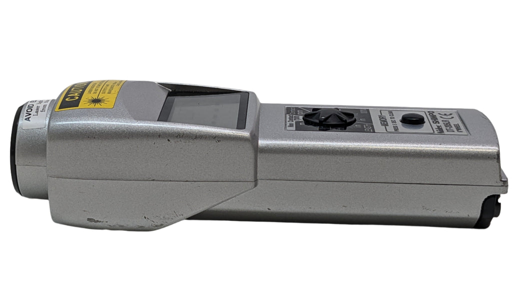 USED SHIMPO DT-205LR COMBINATION LED TACHOMETER, LASER SENSOR, CONTACT ADAPTER FOR USE