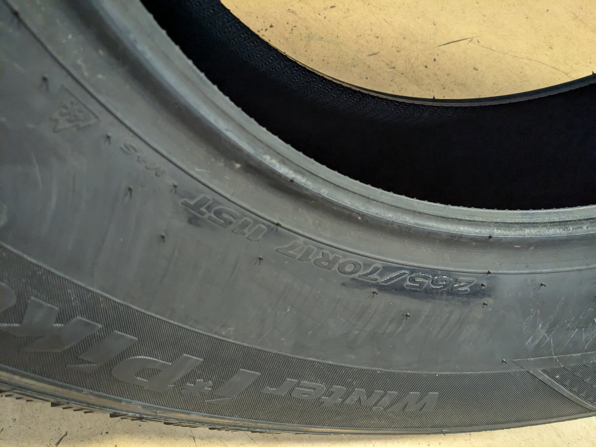 HANKOOK WINTER i*PIKE X BSW LT 265 70 17 115T SL SNOW TIRE 1028916