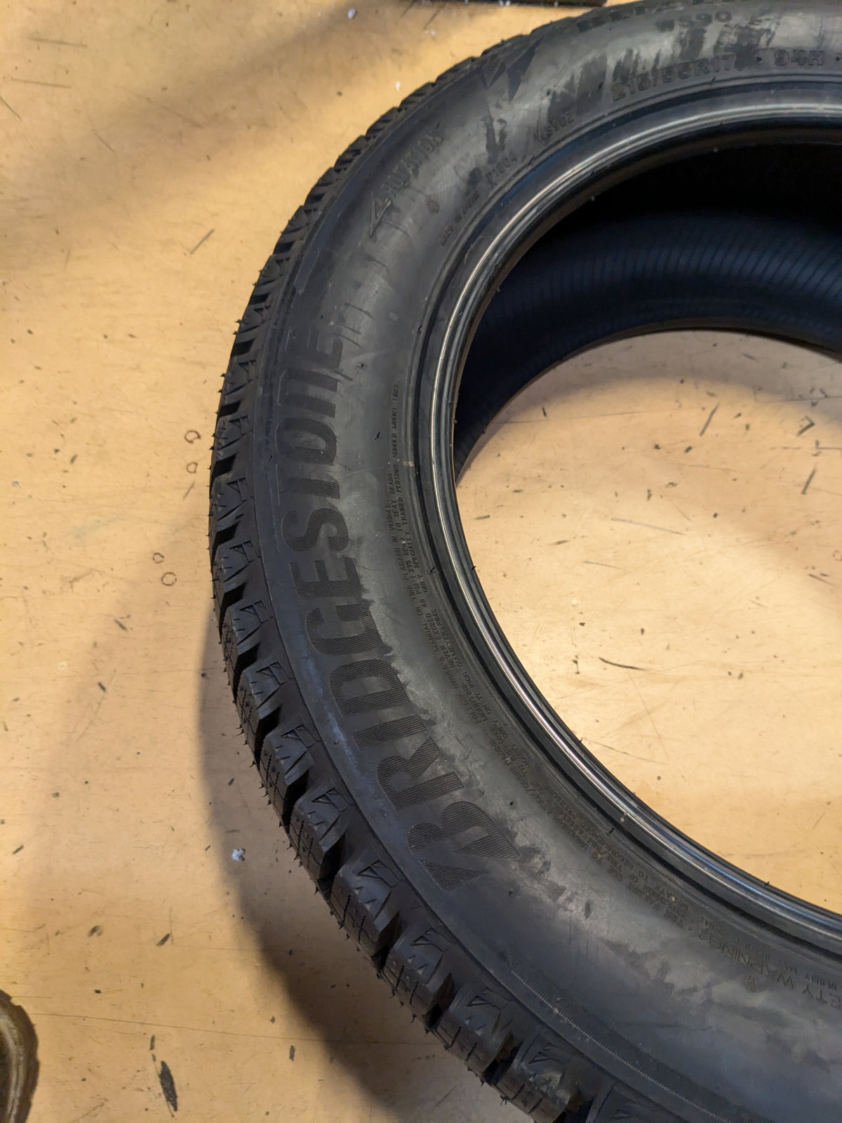 2 BRIDGESTONE BLIZZAK WS90 BSW P 215 55 17 94H WINTER TIRE 001135