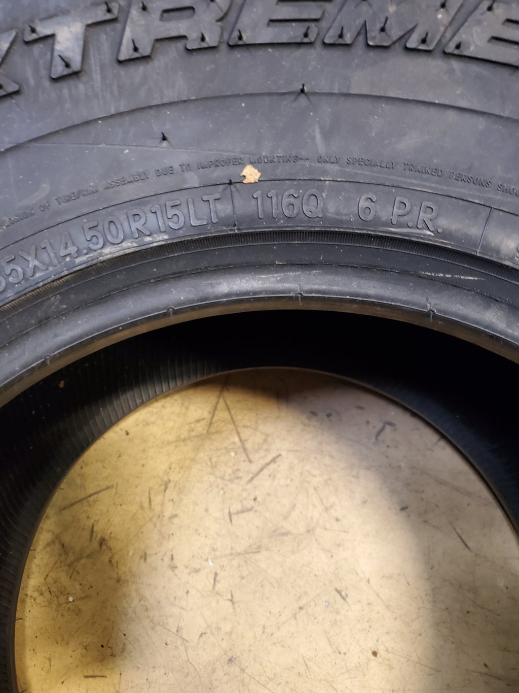 NITTO MUD GRAPPLER BSW LT 35 14.5 15 116Q 6PLY MUD TIRE 200580