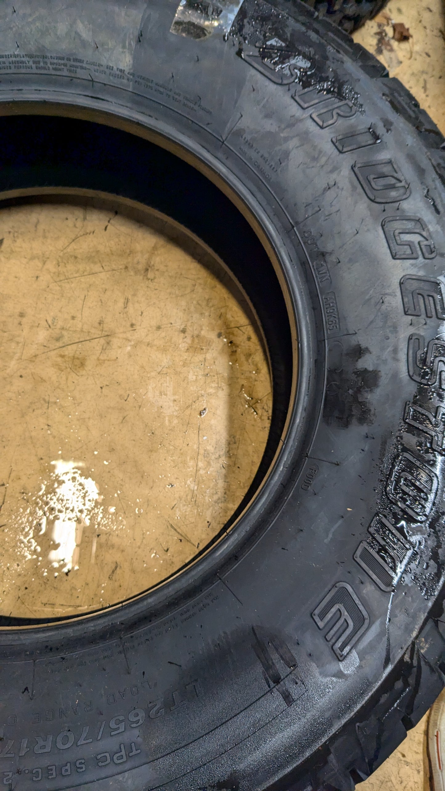 2 BRIDGESTONE DUELER A/T RHS BSW LT 265 70 17 112/109Q 6PLY TIRE 005494