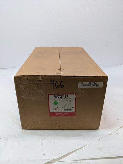 BELL & GOSSETT 610S PUMP WITH 1/2 HP W72717 2LHR4