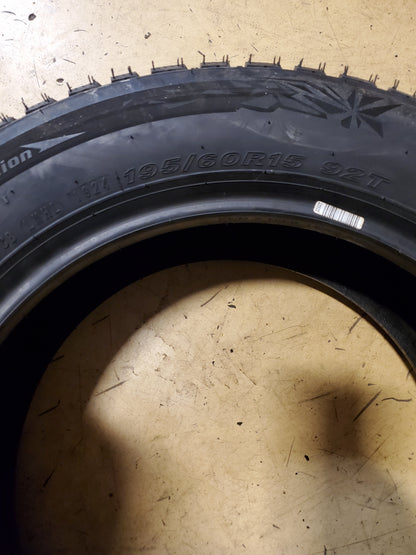 NEXEN WINGUARD WINSPIKE 3 BSW P 195 60 15 92T XL WINTER TIRE 18397NXK