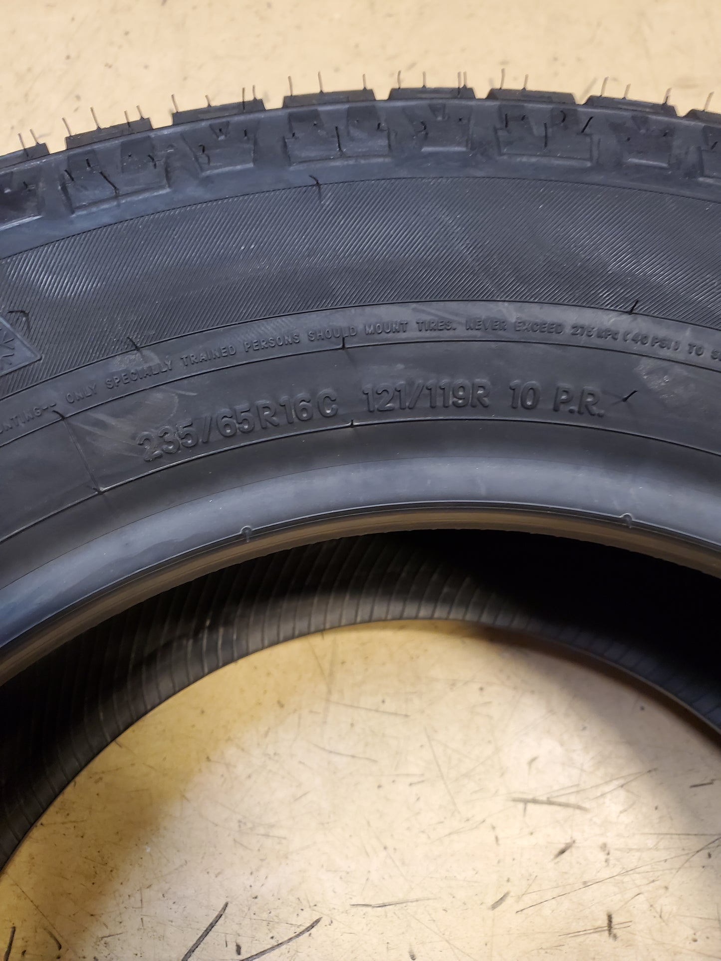 NOS TOYO CELSIUS CARGO BSW LT 235 65 16 121/119R 10PLY ALL WEATHER TIRE 238410