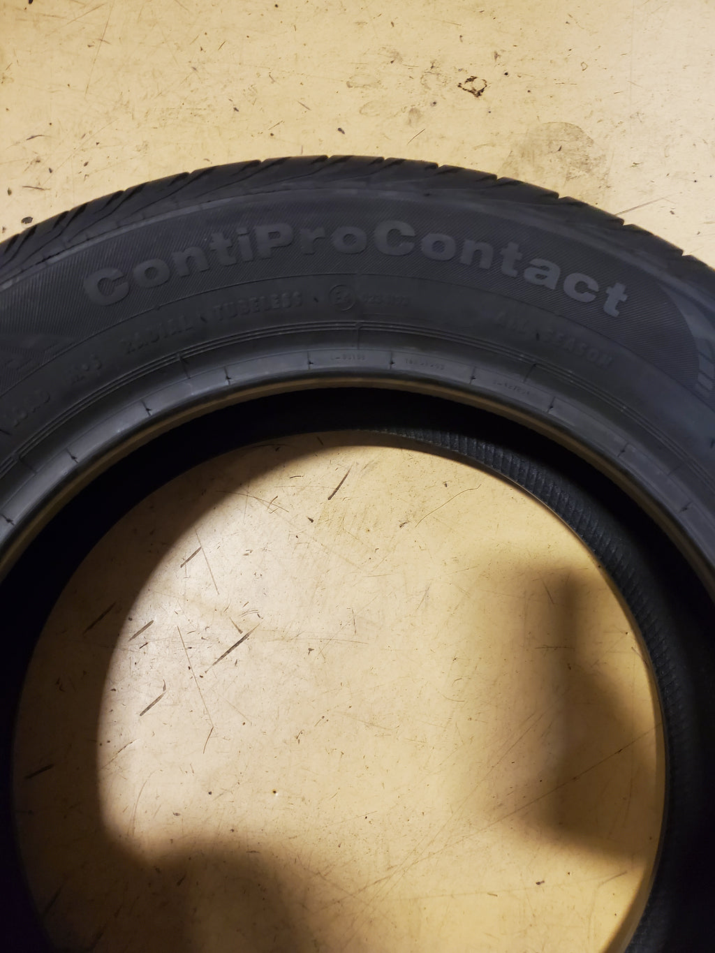 2 CONTINENTAL CONTIPROCONTACT BSW P 205 55 16 89H ALL SEASON TIRE 15490310000