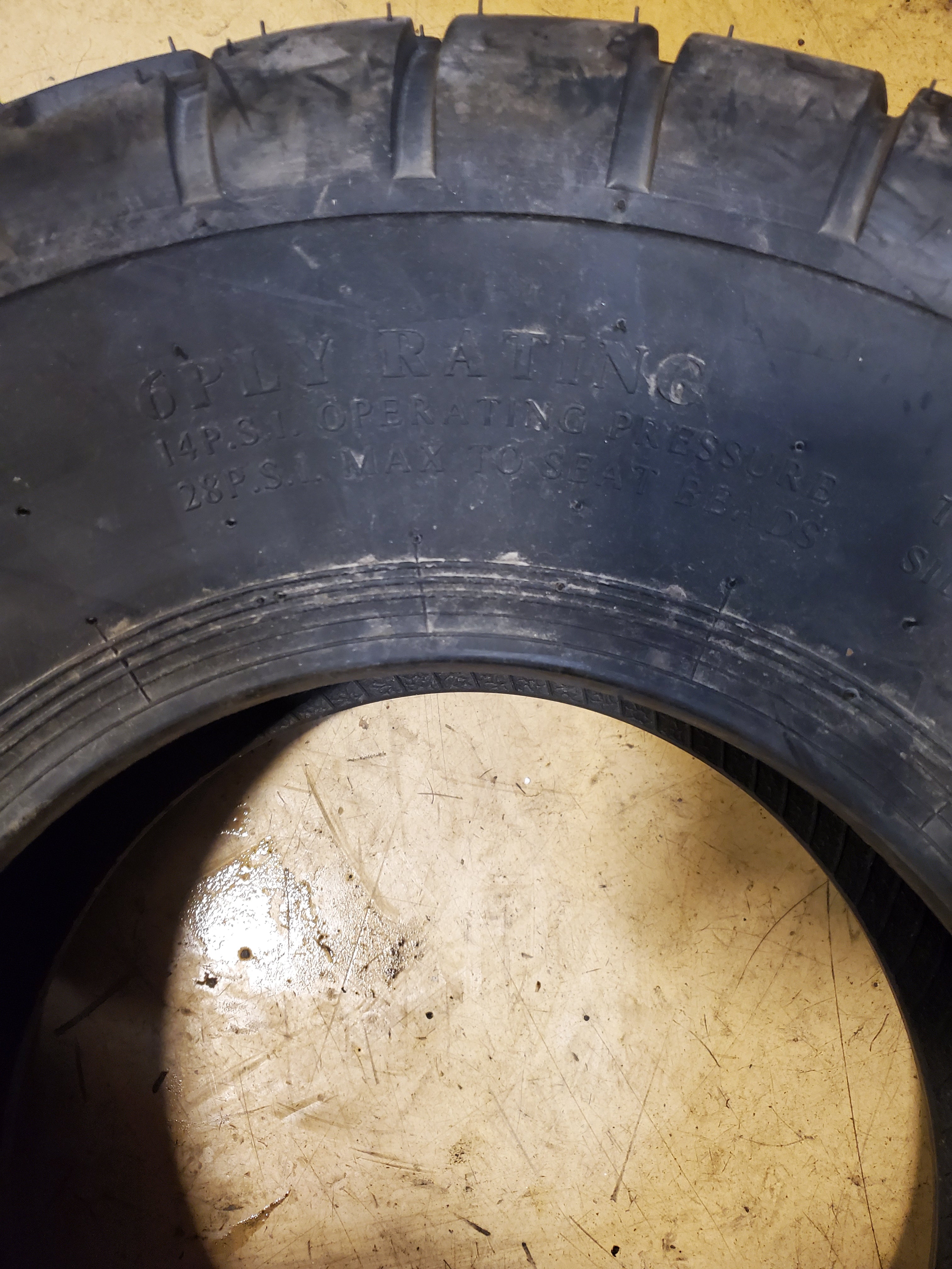 NOS SUNF A021 BSW 25 10 12 70J 6PLY ATV/UTV TIRE PA021251012XX
