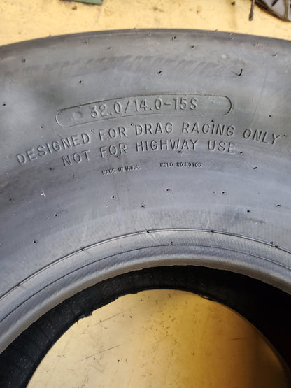 100" MICKEY THOMPSON ET DRAG BSW 32 14 15S DRAG TIRE 6723074S