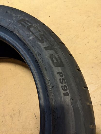 NOS KUMHO ECSTA PS91 BSW P 255 45 19 104Y UHP SUMMER TIRE 2175443