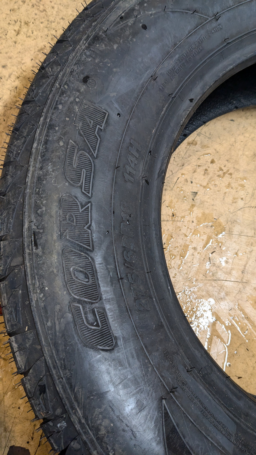 CORSA HIGHWAY TERRAIN PLUS BSW P 275 65 18 114H  TIRE COMSID0021