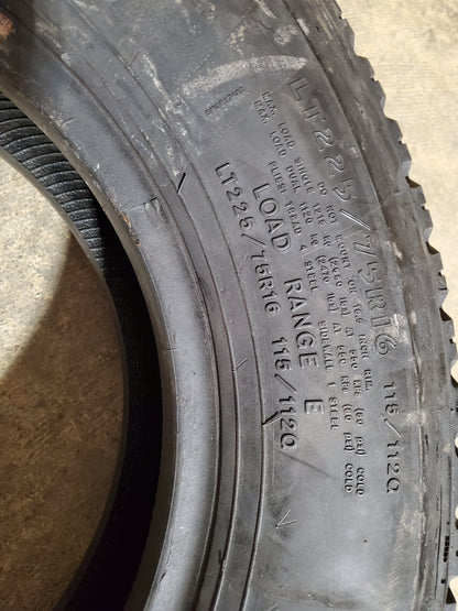 NOS GOODYEAR ENDURANCE RSA BSW LT 225 75 16 115/112Q 10PLY ALL POSITION TIRE 139862674