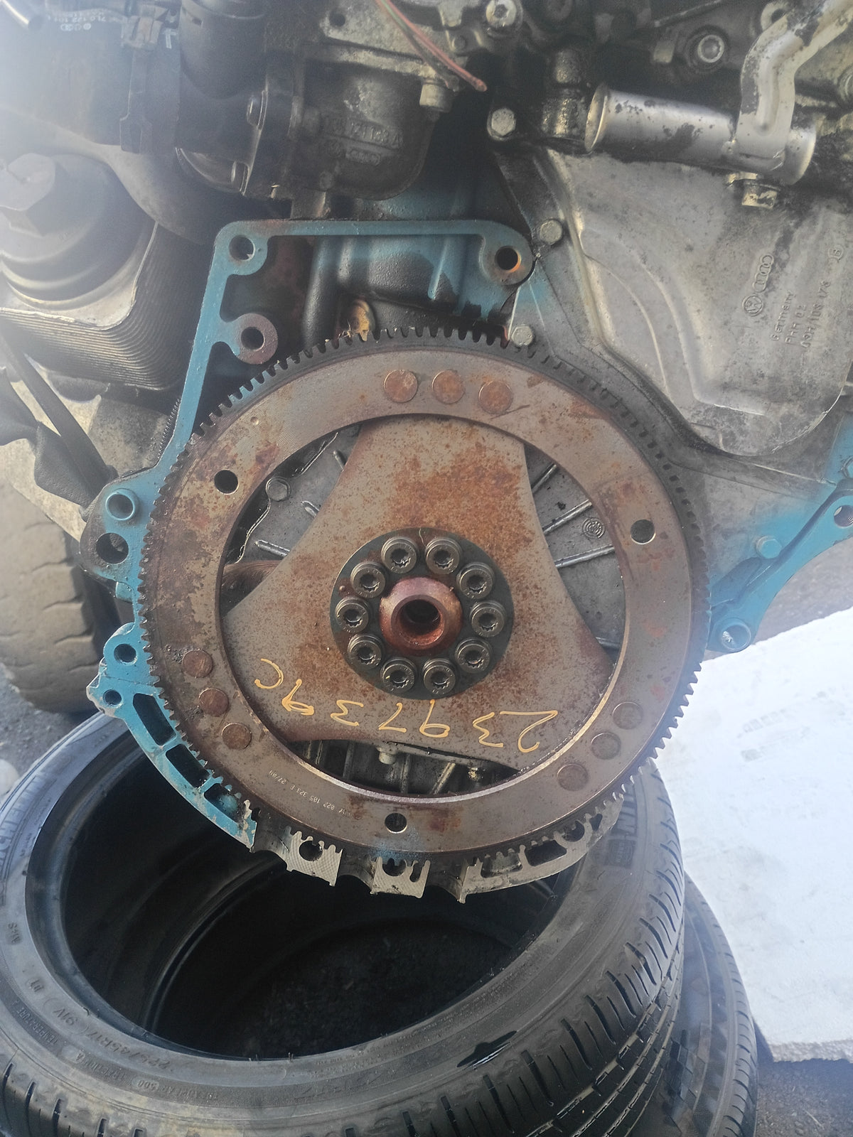 07-10 AUDI Q7 3.6L V6 ENGINE MOTOR 2 CYLINDER (I80) ENGINE 239739C