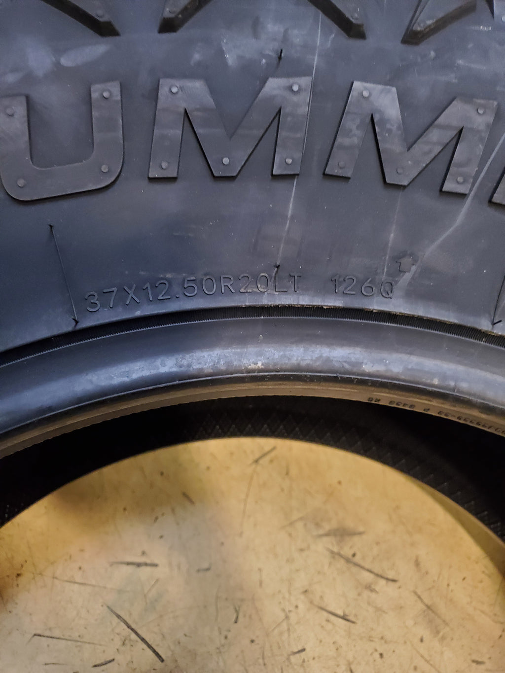 (KSL ONLY) 4 SUMMIT TRAIL CLIMBER RT BSW LT 37 12.50 20 126Q 10PLY RUGGED TERRAIN TIRE 1600727