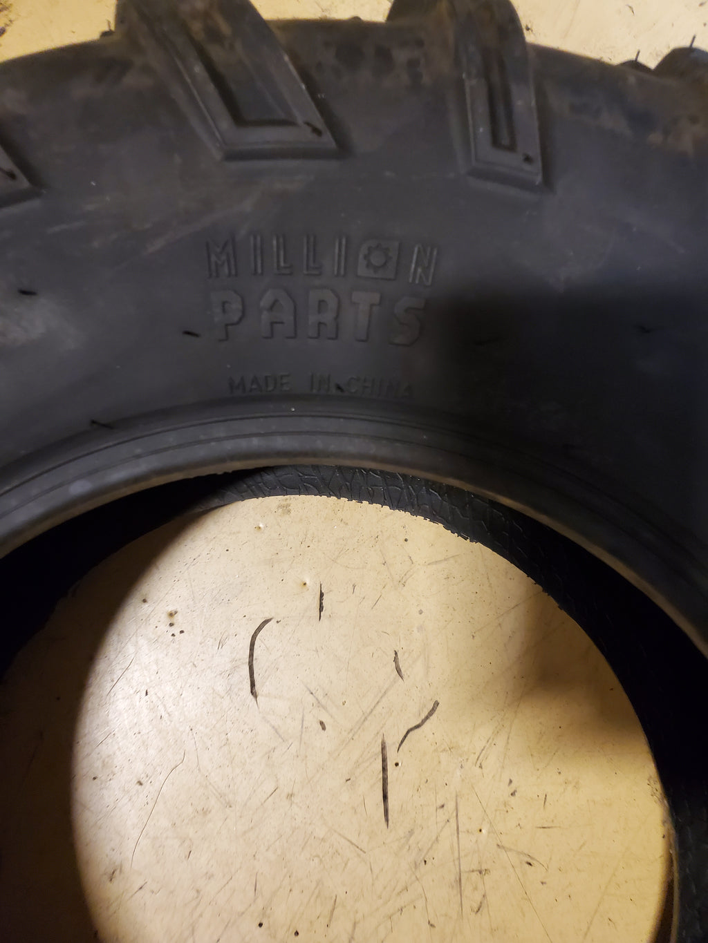 MILLION PARTS BSW 26 8 12 6PLY ATV/UTV TIRE MP26812