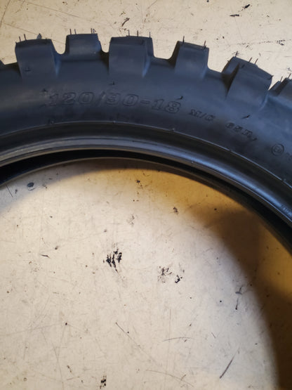DUNLOP D606 BSW 120 90 18 65R REAR DIRT BIKE TIRE 45162233