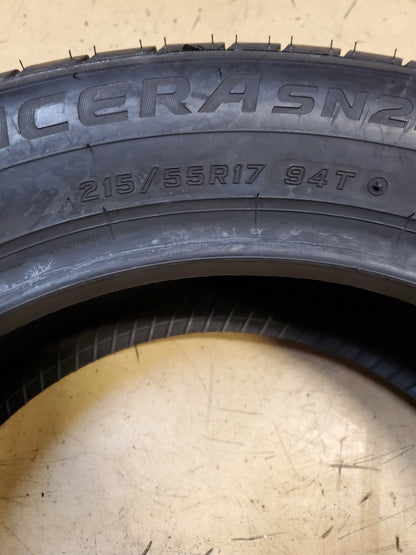 NOS FALKEN SINCERA SN250 A/S BSW P 215 55 17 94T ALL SEASON TIRE 28294727