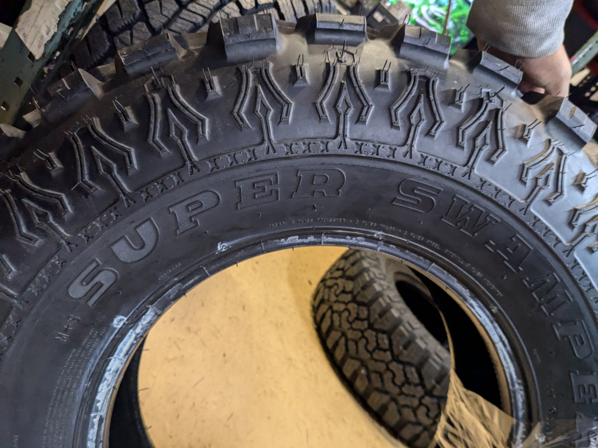 2 INTERCO SUPER SWAMPER BSW LT 35 10.5 17 10PLY MUD TIRE SSR42R