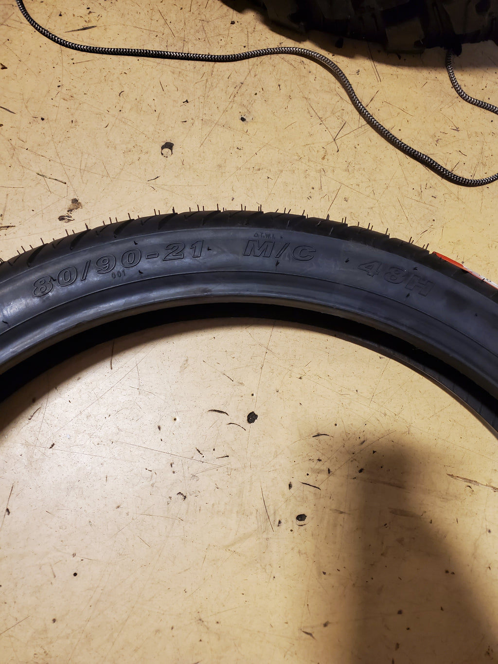 KENDA KRUZ K673FX BSW 80 90 21 48H FRONT MOTORCYCLE TIRE 46732176C1