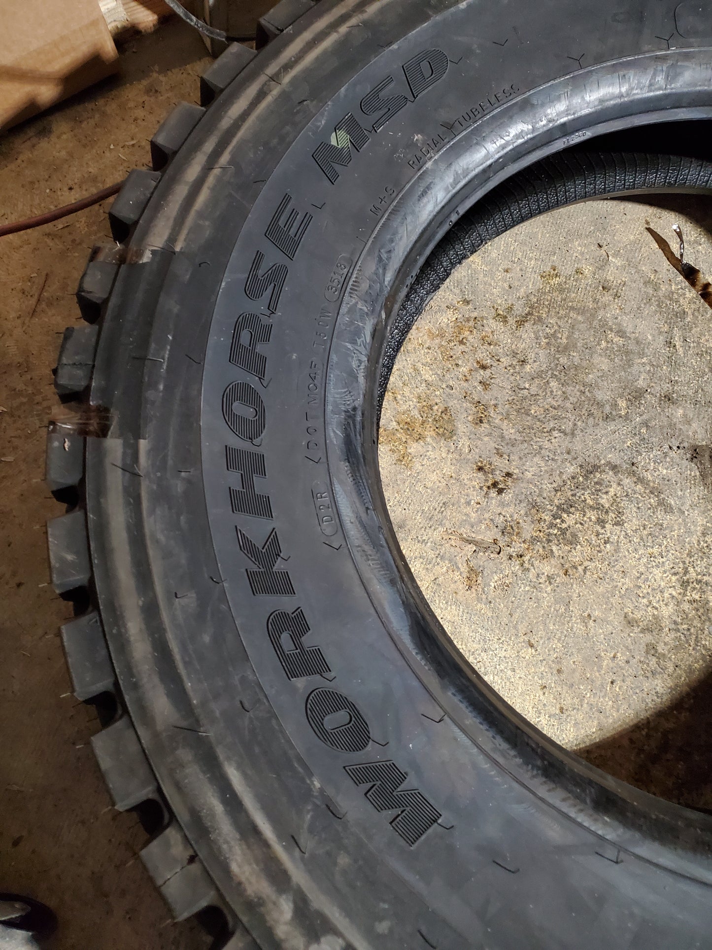 NOS GOODYEAR WORKHORSE MSD BSW LT 11 24.5 149/146J 16PLY DRIVE TIRE 138847691