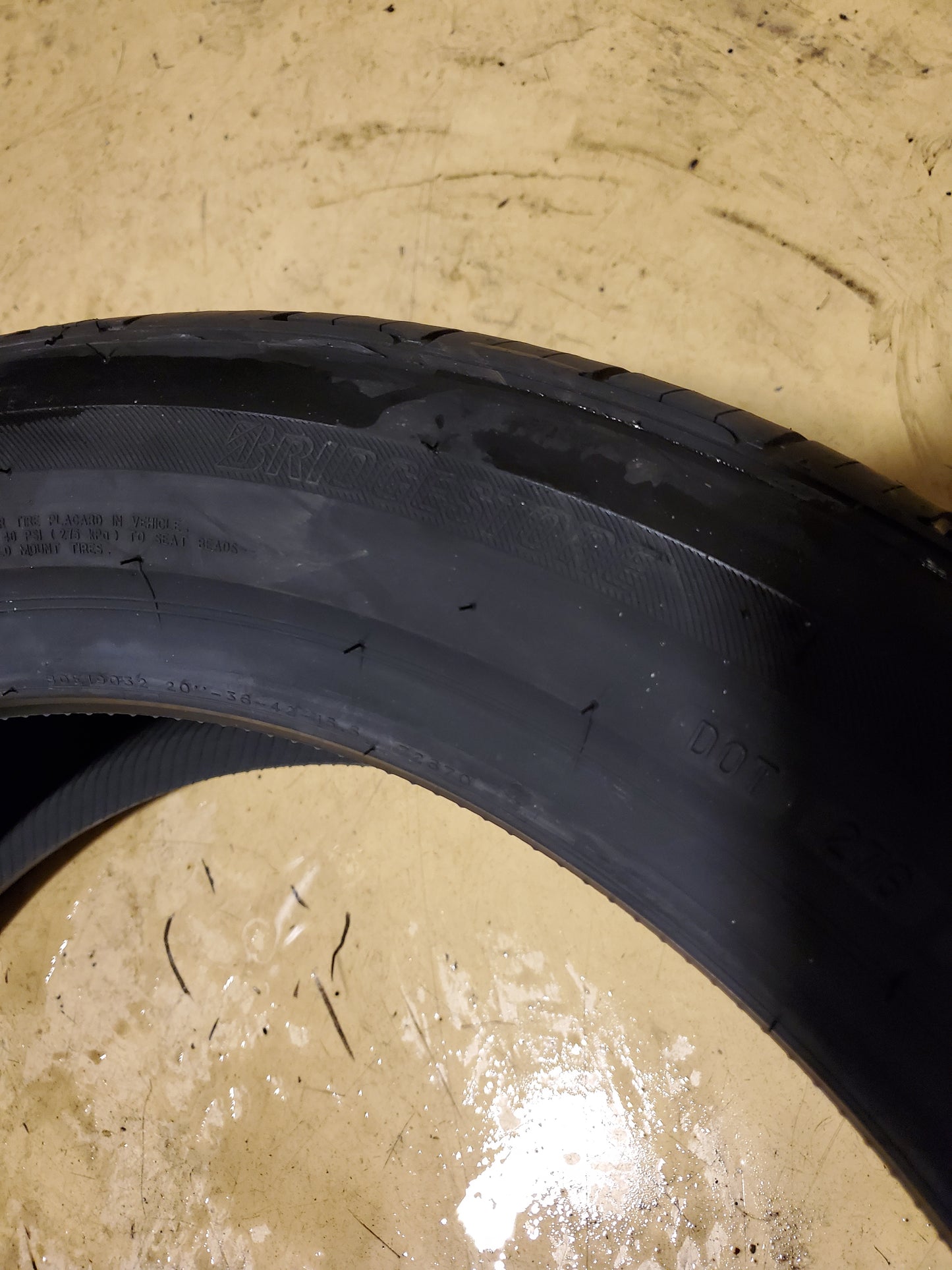 2 BRIDGESTONE ALENZA SPORT A/S BSW P 235 50 20 104T XL UHP TIRE 012289