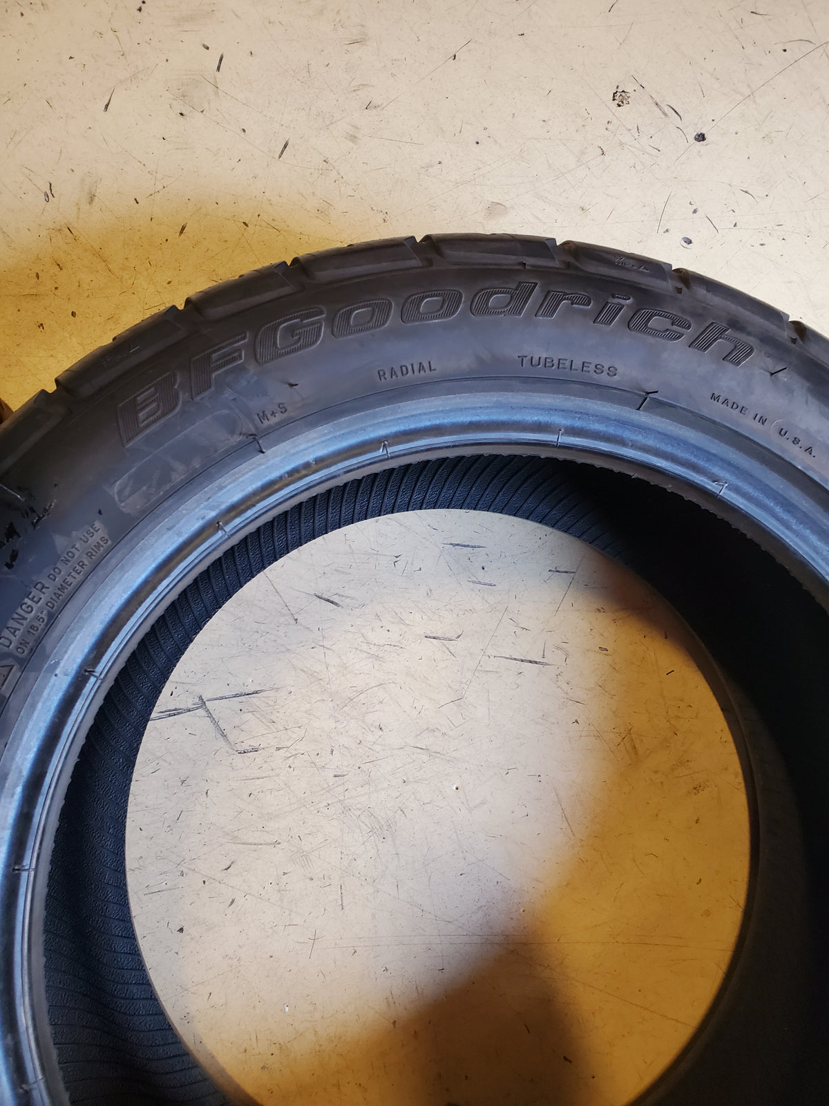 2 USED BFGOODRICH G-FORCE COMP-2 A/S P 205 55 16 91W XL ALL SEASON TIRE 91132