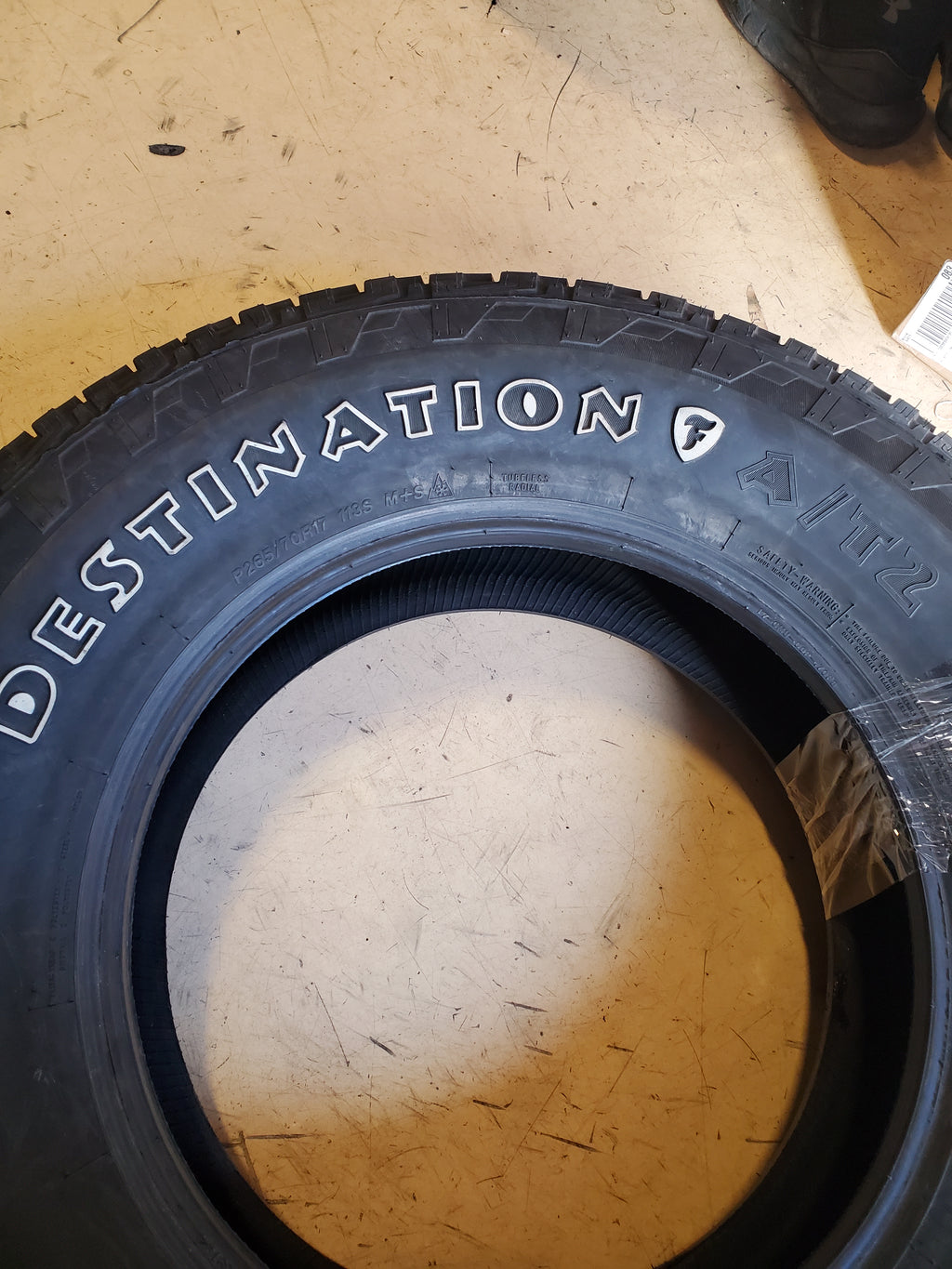 USED FIRESTONE DESTINATION A/T2 OWL P 265 70 17 113S ALL TERRAIN TIRE 014434