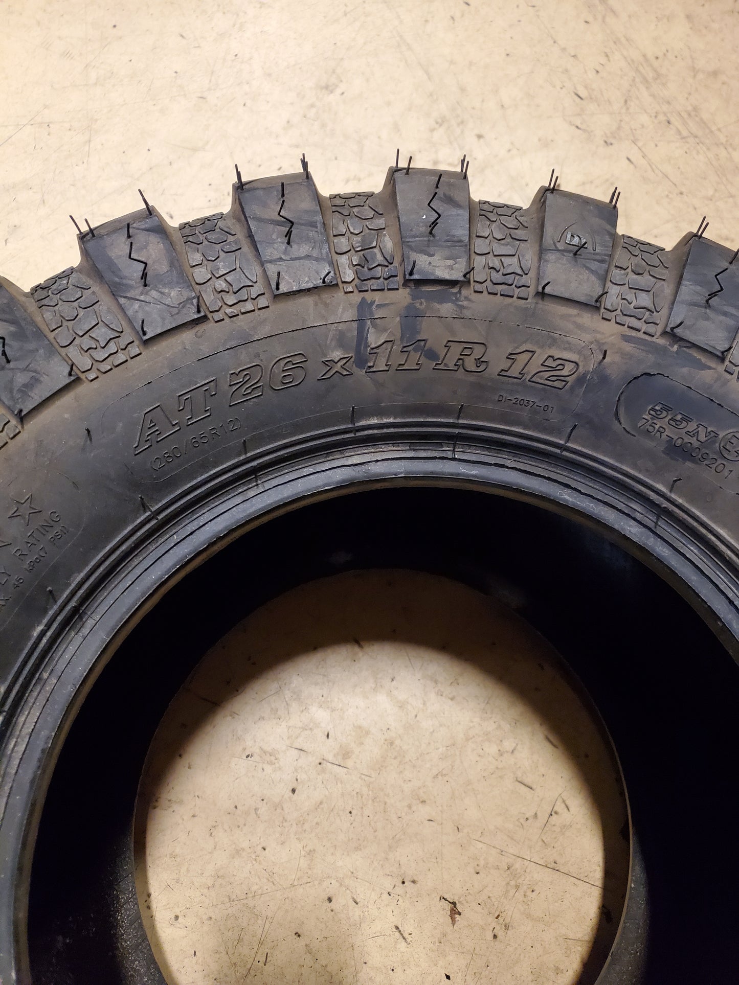 DURO FRONTIER DI2037 BSW 26 11 12 55N 4PLY ATV/UTV TIRE 312037122611B