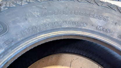 GROUNDSPEED VOYAGER AT BSW LT 245 75 16 120/116S 10PLY ALL TERRAIN TIRE 115128