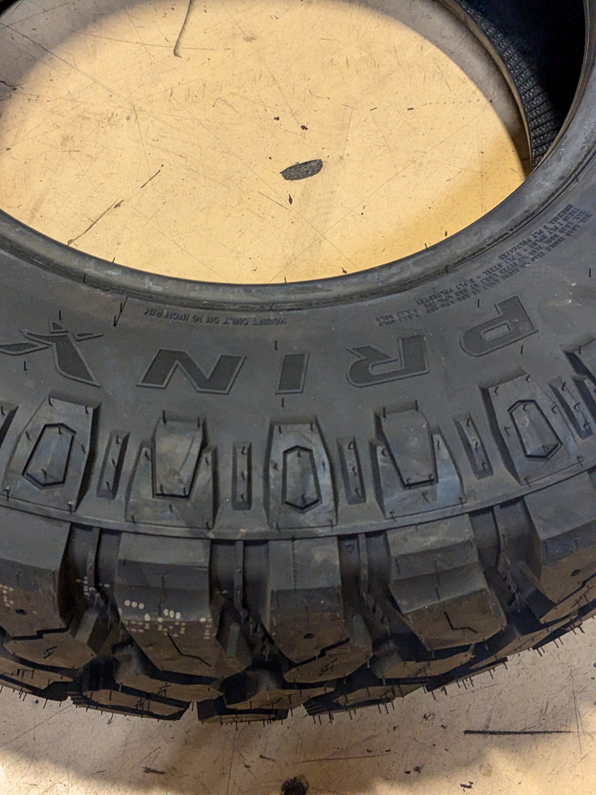 PRINX HICOUNTRY HM1 LT 245 75 16 120/116Q LRE 10PLY MUD TERRAIN TIRE 9245250206