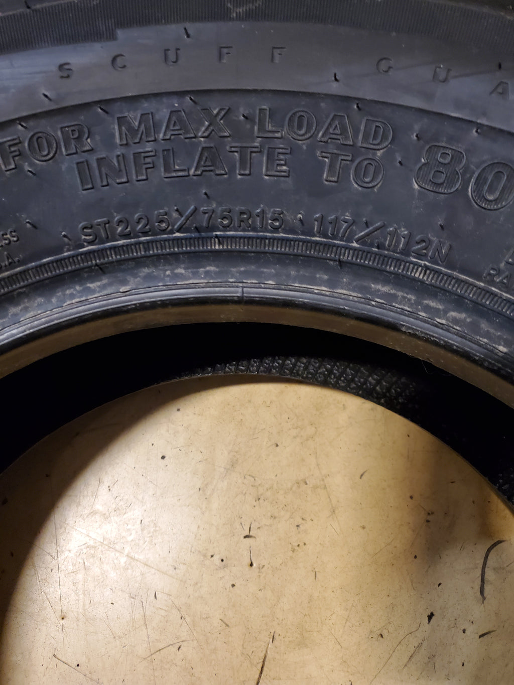 2 GOODYEAR ENDURANCE BSW ST 225 75 15 117/112N 10PLY TRAILER TIRE 724857519