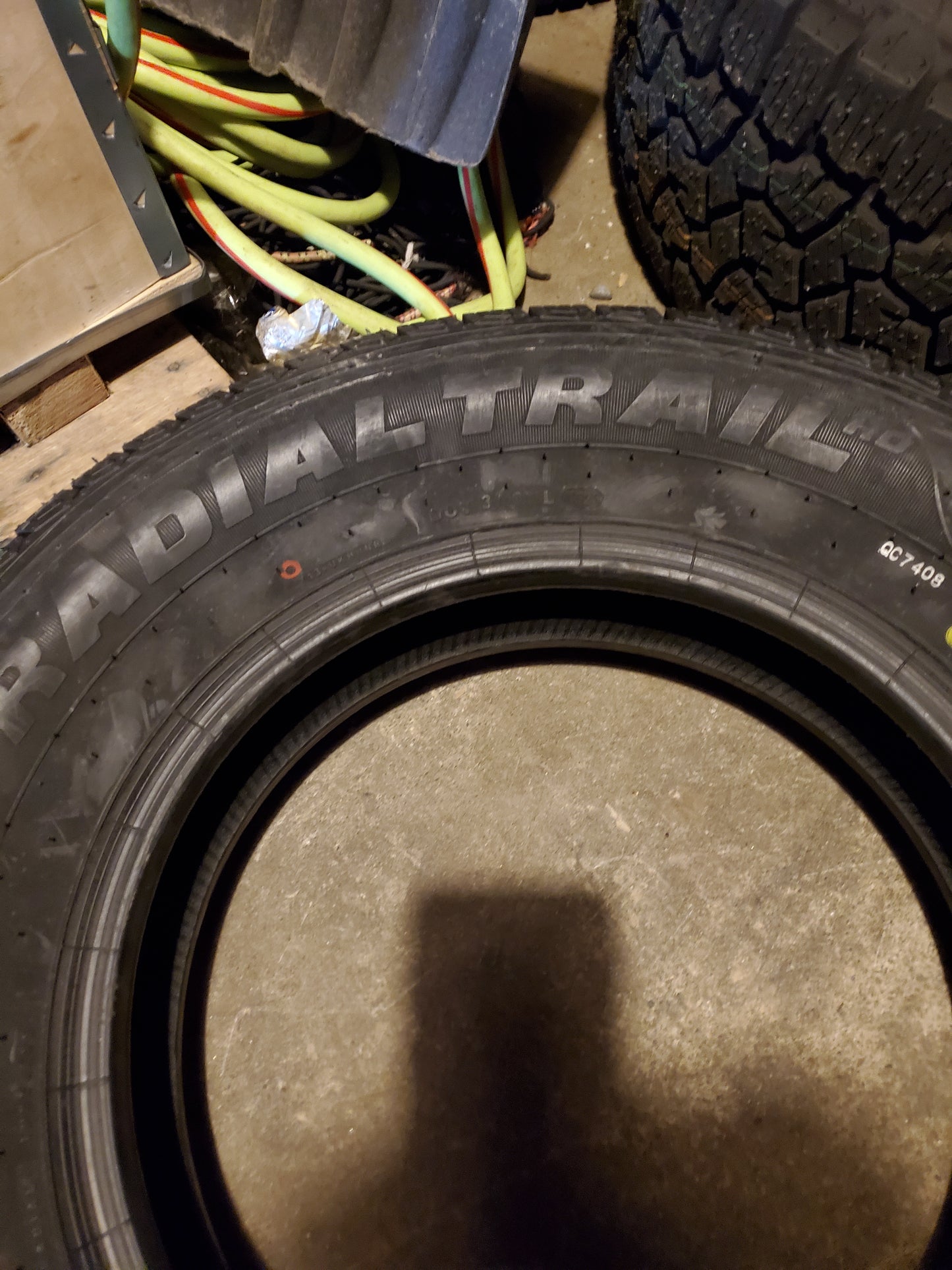 CARLSTAR RADIAL TRAIL HD BSW ST 205 75 15 107M 8PLY TRAILER TIRE 6H04591